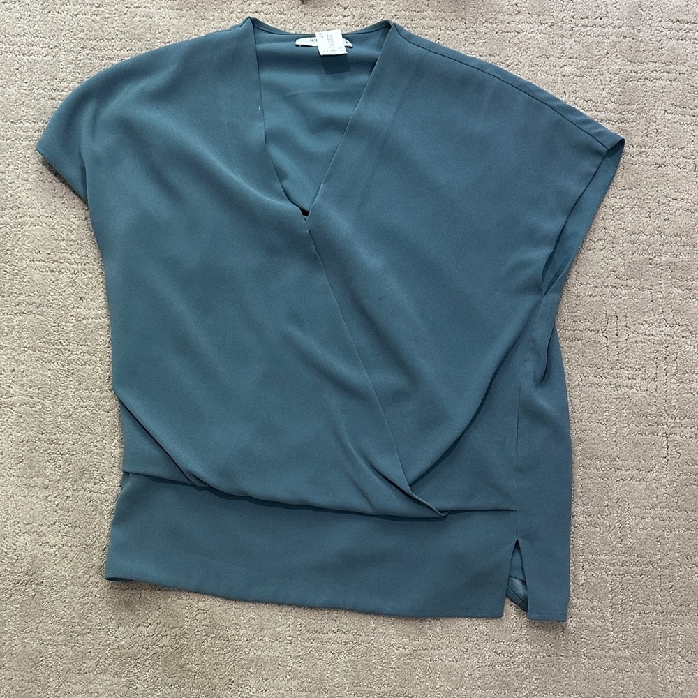 MM Lafleur Teal Blouse